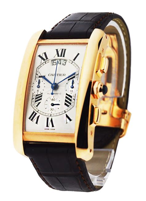 cartier tank americaine gold price|Cartier Tank americaine chronograph.